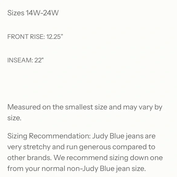 NWT JUDY BLUE High Waist Pull On Capri Denim - Picture 8 of 8